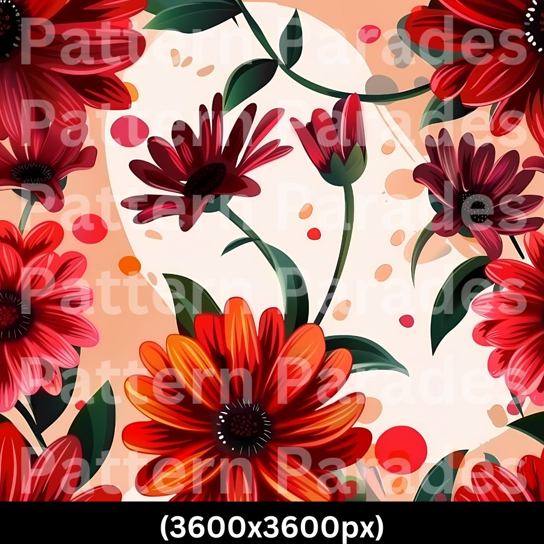 #956 Flower Pattern 123