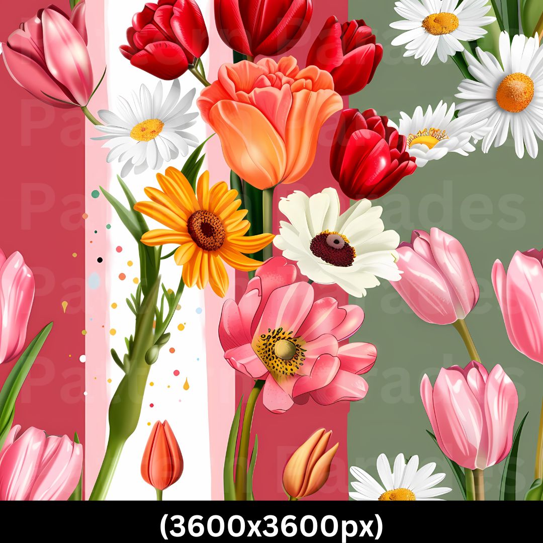 #958 Flower Pattern 125