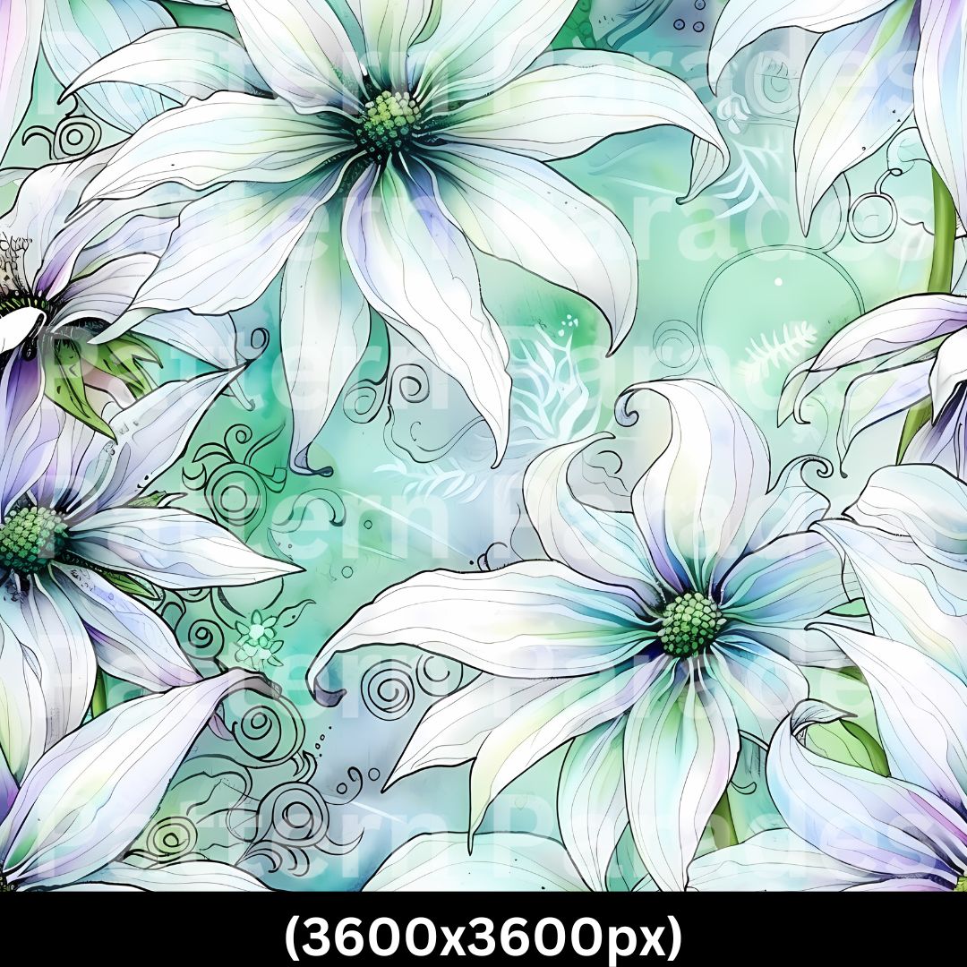 #963 Flower Pattern 129