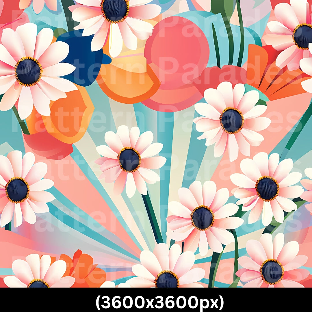 #968 Flower Pattern 133